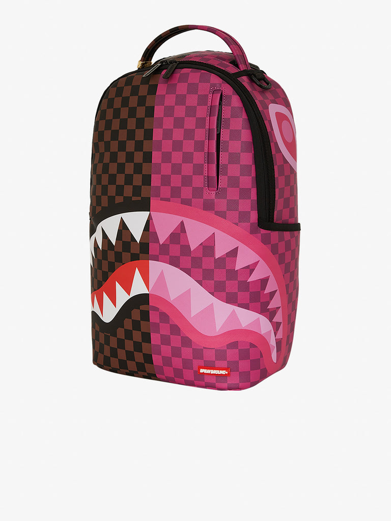 SPRAYGROUND zaino split sip pink check dlxsv 910B6286NSZ pvc multicolor