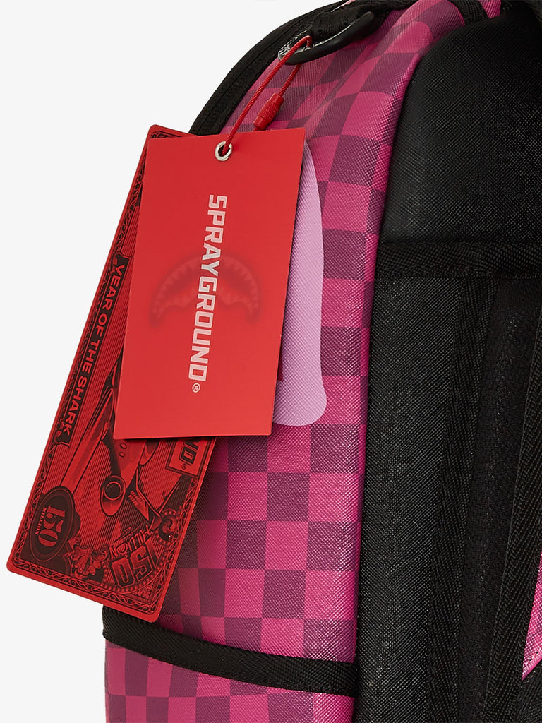SPRAYGROUND zaino split sip pink check dlxsv 910B6286NSZ pvc multicolor