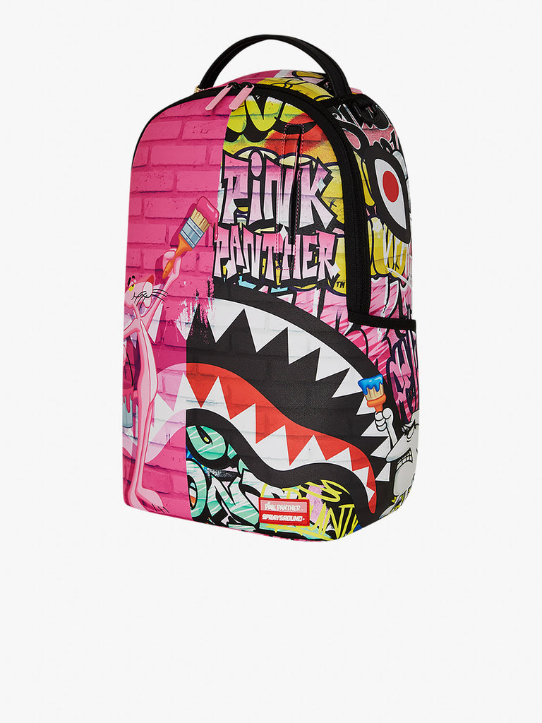 SPRAYGROUND zaino pink panther painting over graffiti dlxr 910B7007NSZ pvc fucsia