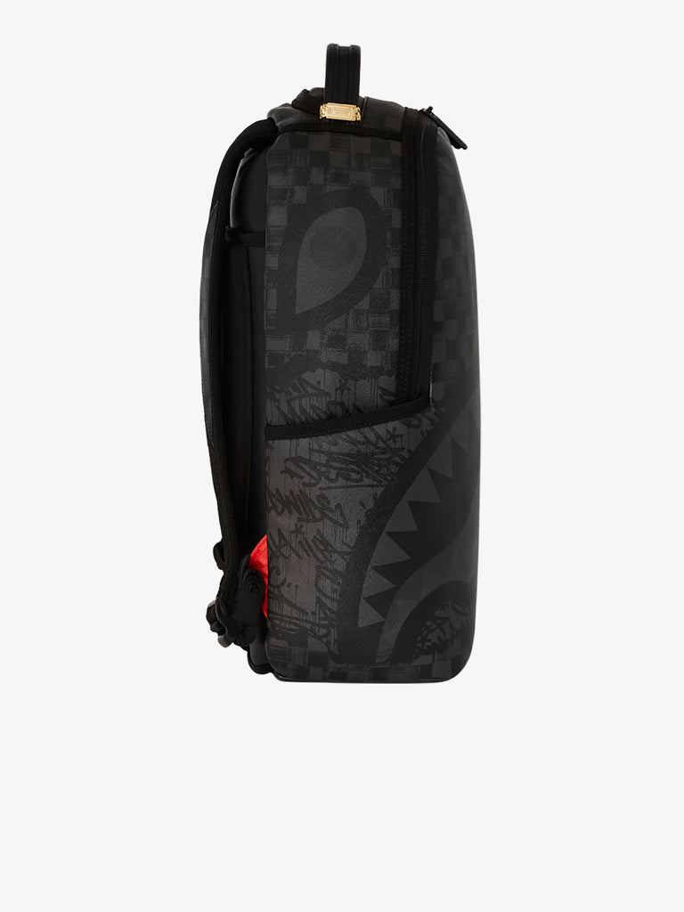 SPRAYGROUND zaino torn graff check dlxsv 910B7055NSZ pvc grigio