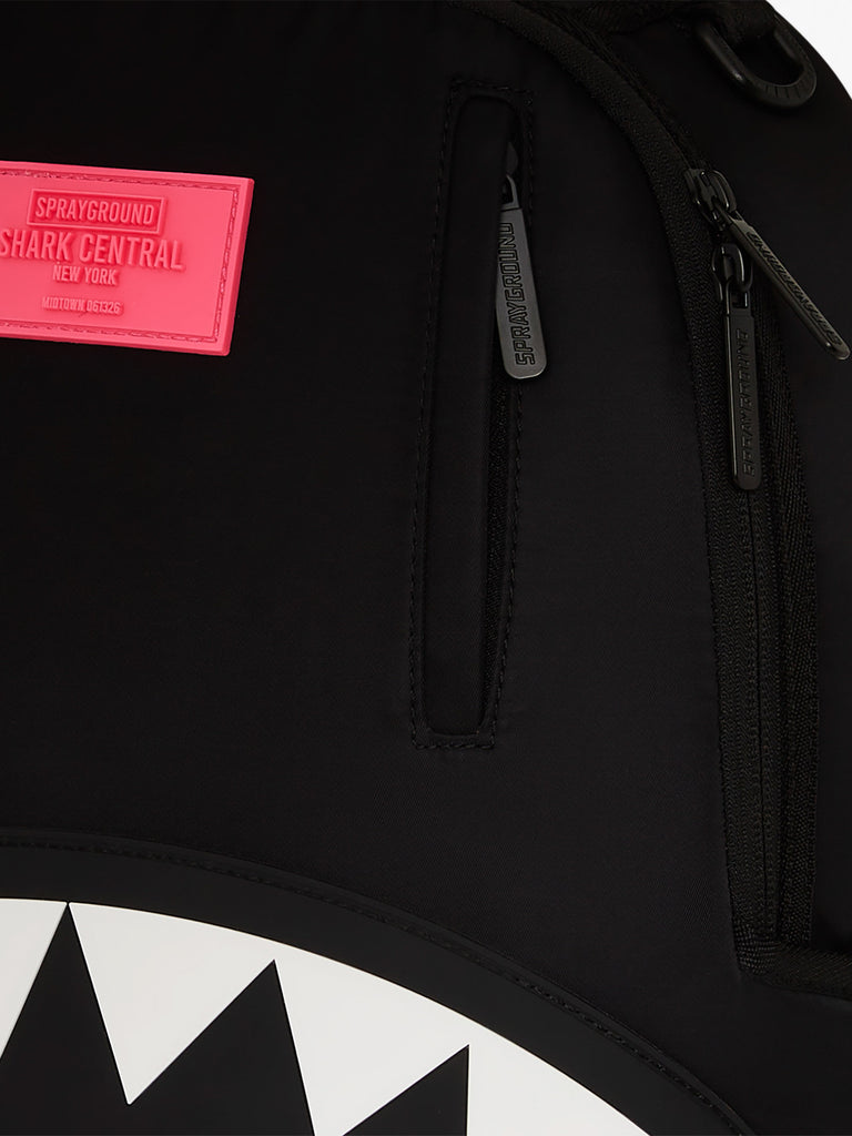 SPRAYGROUND zaino shark central nylon black pink 910B7089NSZ nylon nero