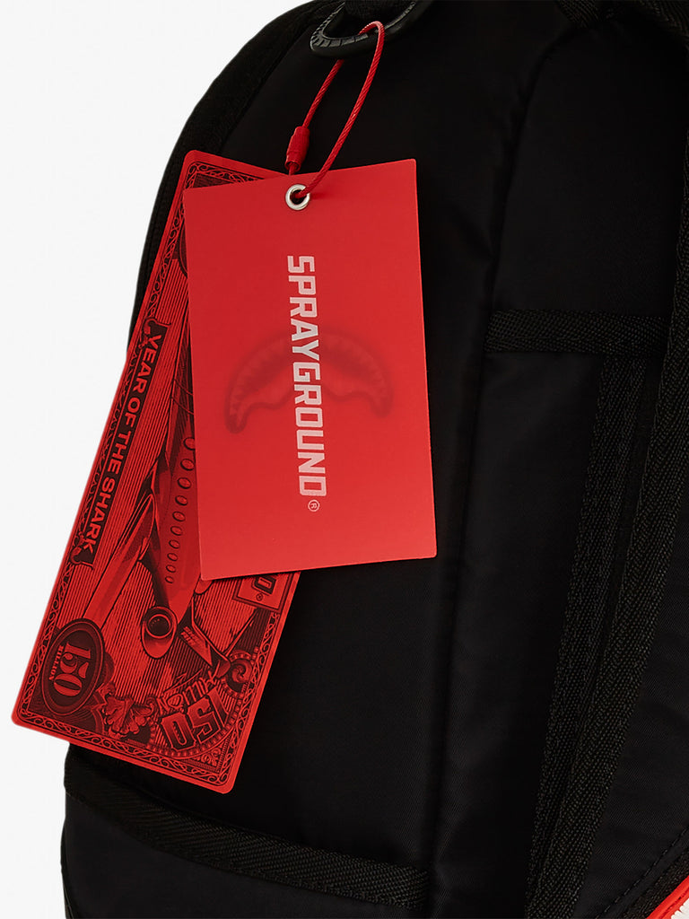 SPRAYGROUND zaino shark central nylon black pink 910B7089NSZ nylon nero