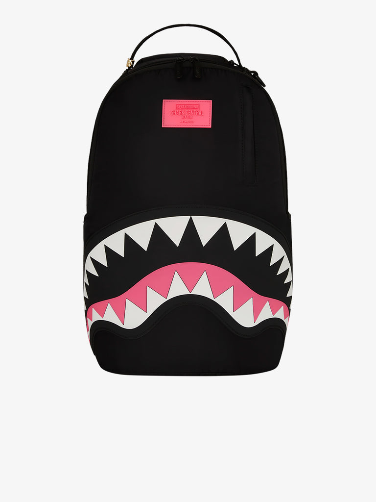 SPRAYGROUND zaino shark central nylon black pink 910B7089NSZ nylon nero