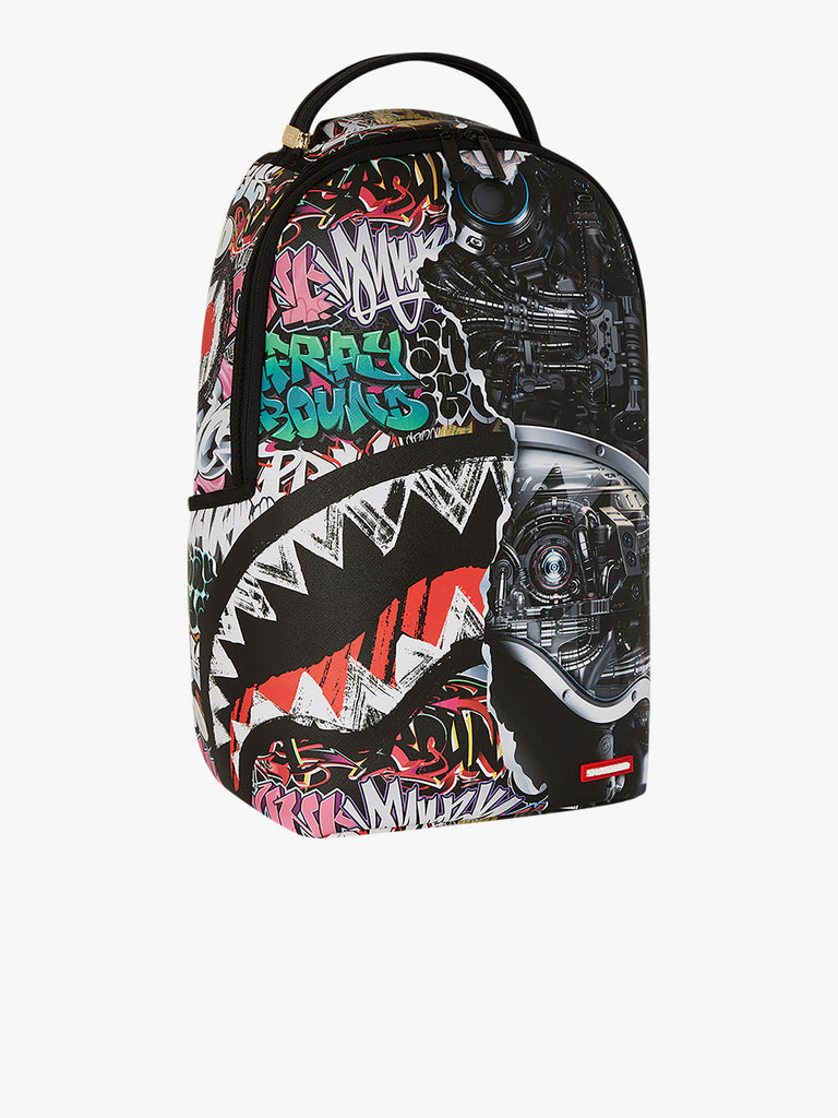 SPRAYGROUND zaino split cybershark dlxsv 910B7126NSZ pvc multicolor