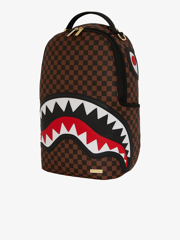 SPRAYGROUND zaino sawtooth sharks in paris dlxsv 910B7200NSZ pvc marrone