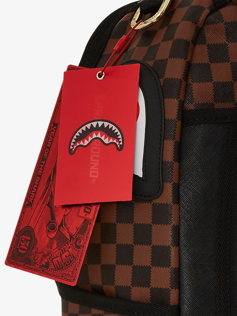 SPRAYGROUND zaino sawtooth sharks in paris dlxsv 910B7200NSZ pvc marrone