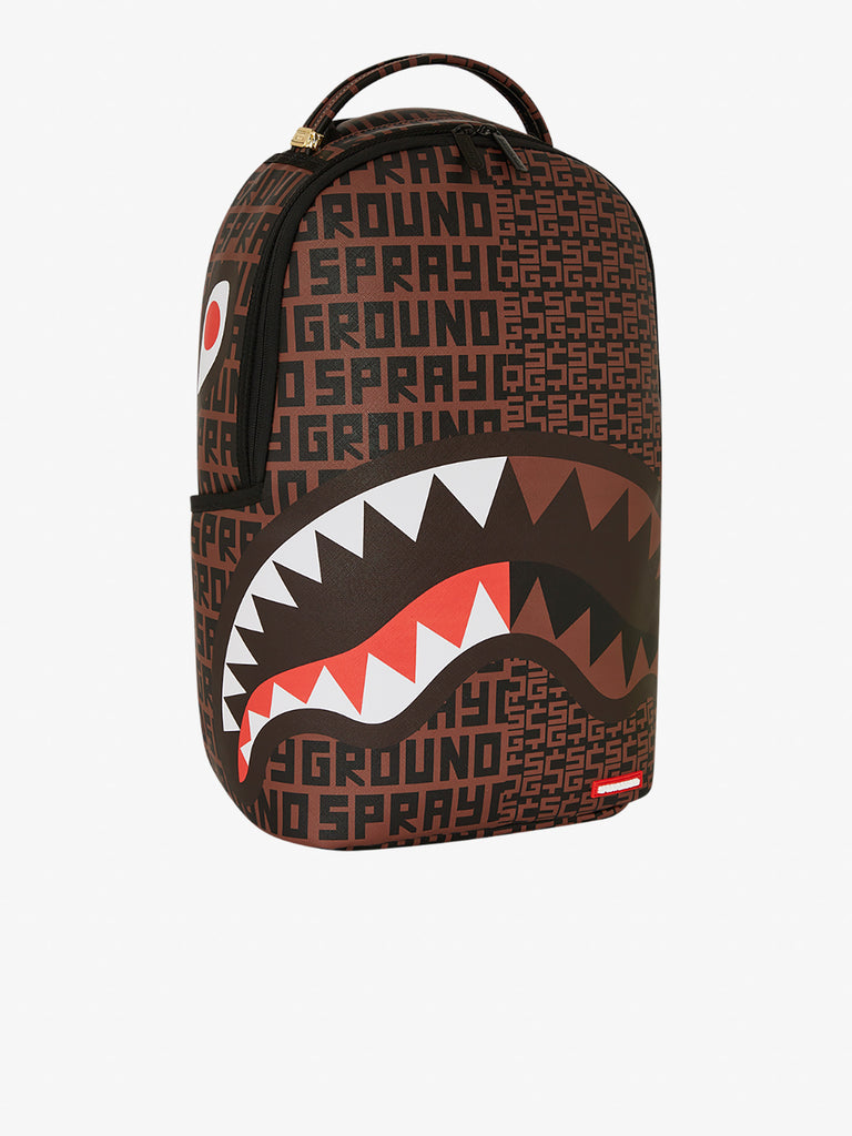 SPRAYGROUND zaino money split dlx 910B7222NSZ pvc marrone