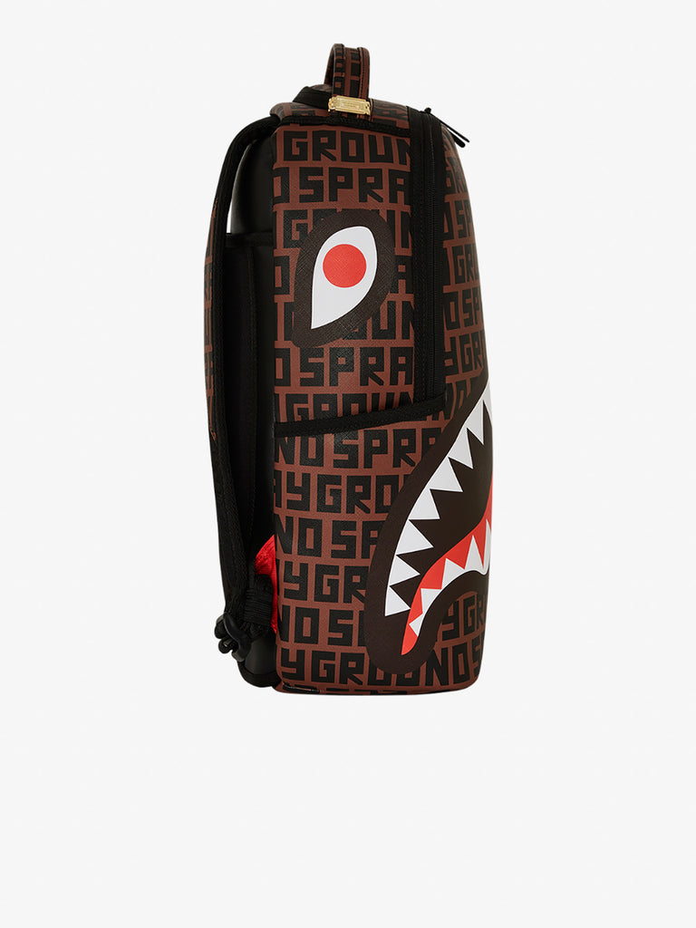 SPRAYGROUND zaino money split dlx 910B7222NSZ pvc marrone