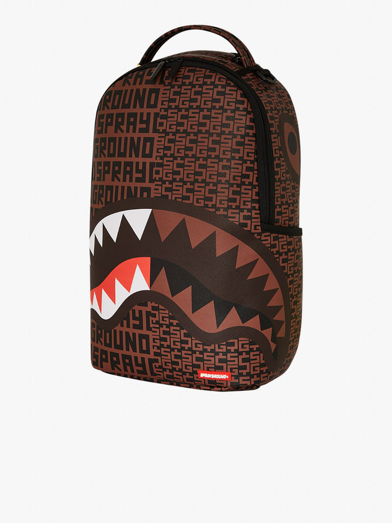 SPRAYGROUND zaino money split dlx 910B7222NSZ pvc marrone