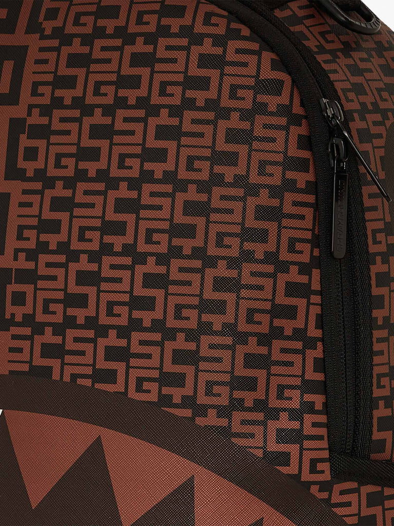 SPRAYGROUND zaino money split dlx 910B7222NSZ pvc marrone