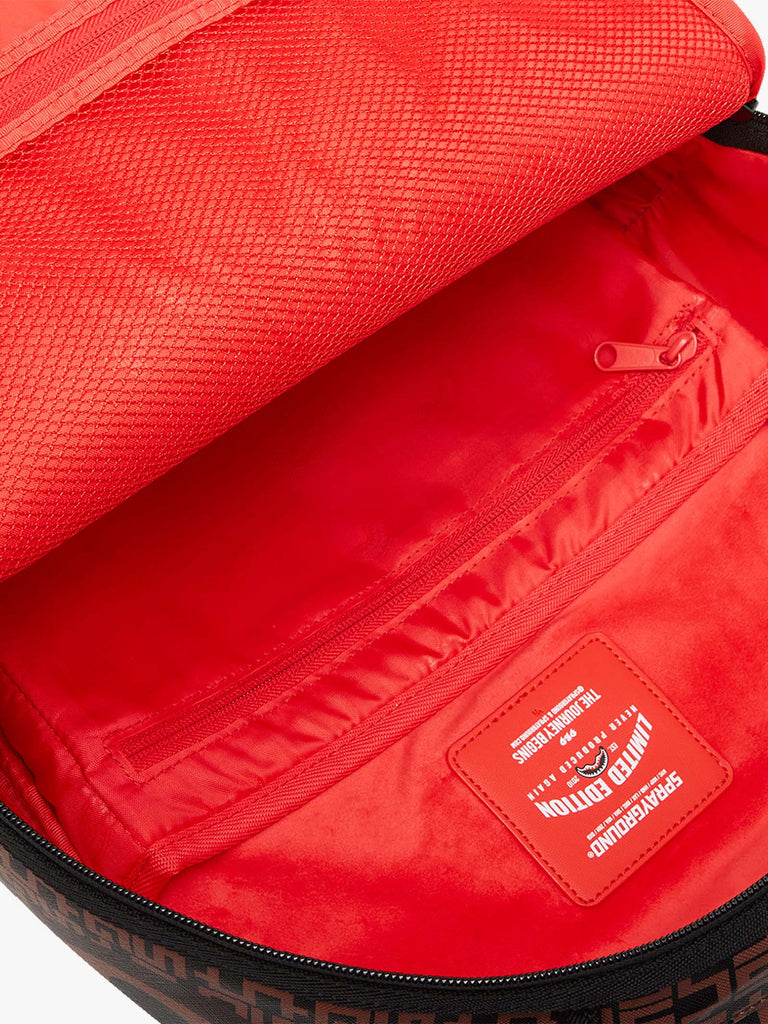 SPRAYGROUND zaino money split dlx 910B7222NSZ pvc marrone