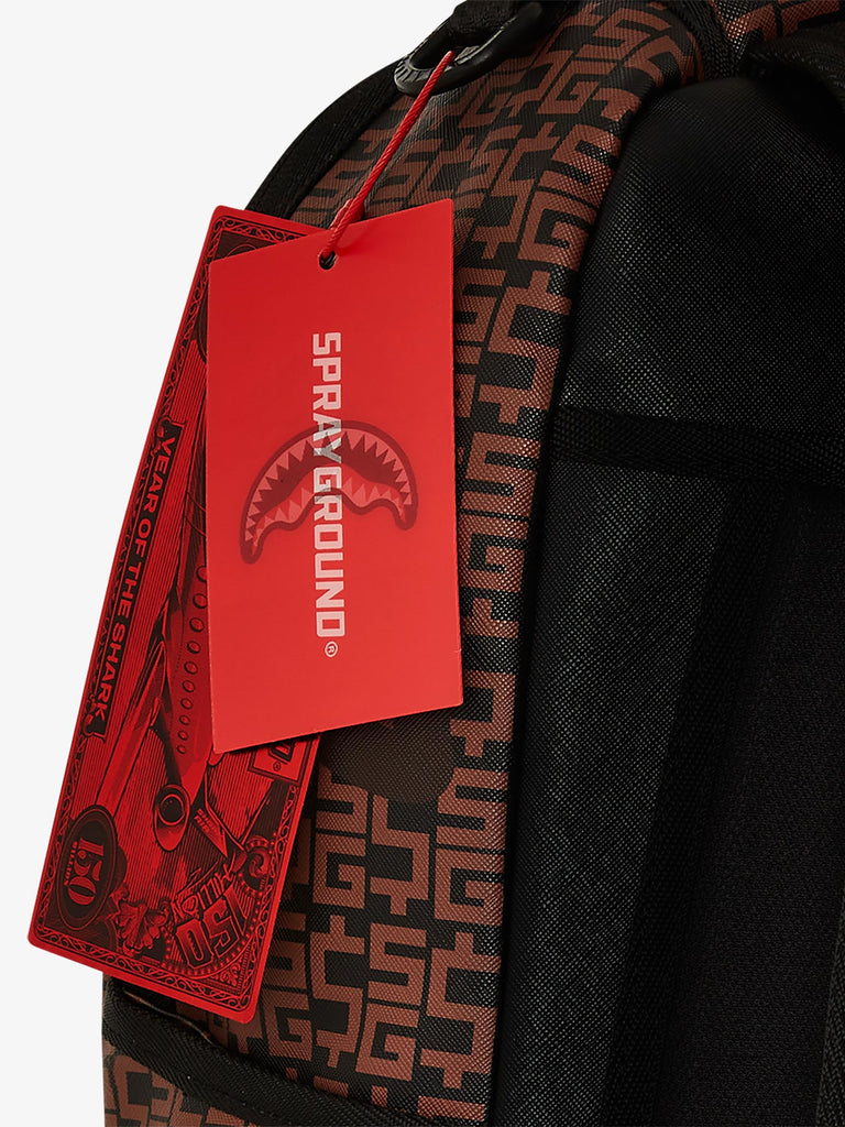 SPRAYGROUND zaino money split dlx 910B7222NSZ pvc marrone