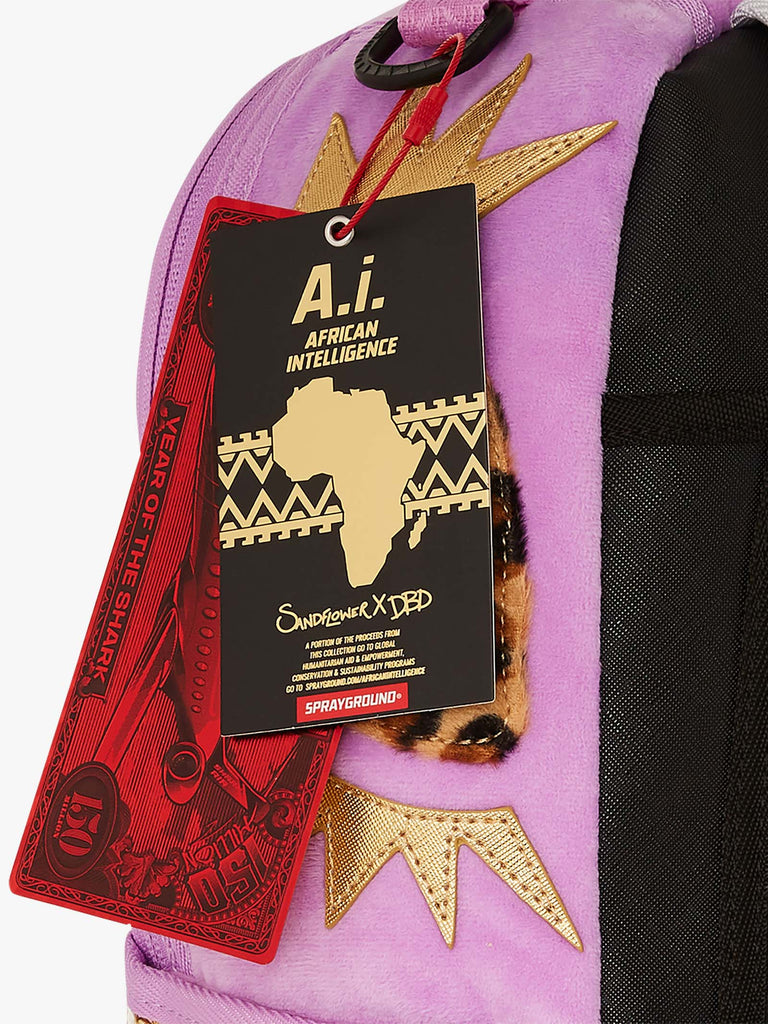 SPRAYGROUND zaino pink safari dlxsv 910B7281NSZ pvc viola