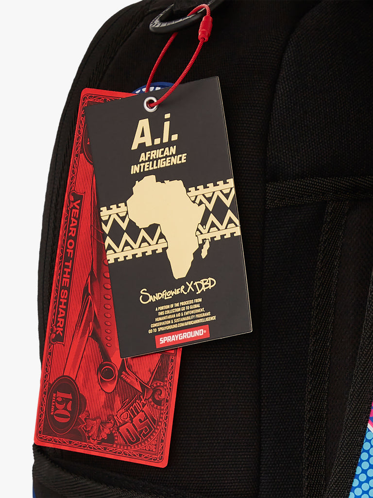 SPRAYGROUND zaino ai sf central 910B7403NSZ cotone nero