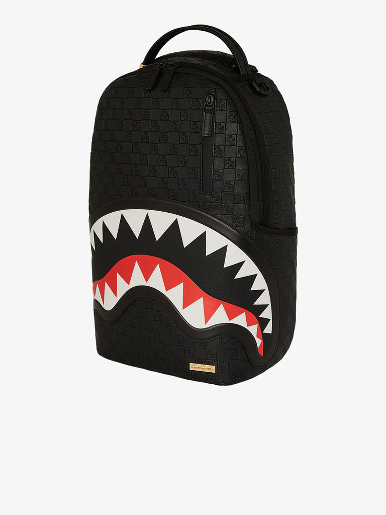 SPRAYGROUND zaino black out sharks in paris dlxsv 910B7531NSZ pvc nero