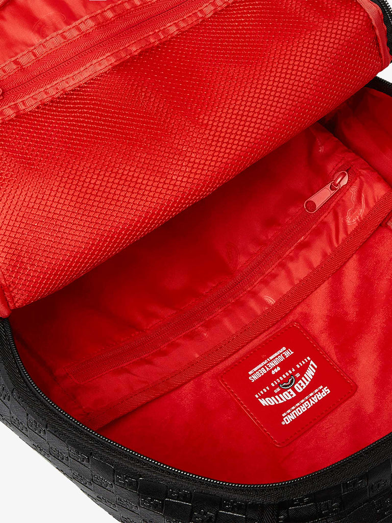 SPRAYGROUND zaino black out sharks in paris dlxsv 910B7531NSZ pvc nero