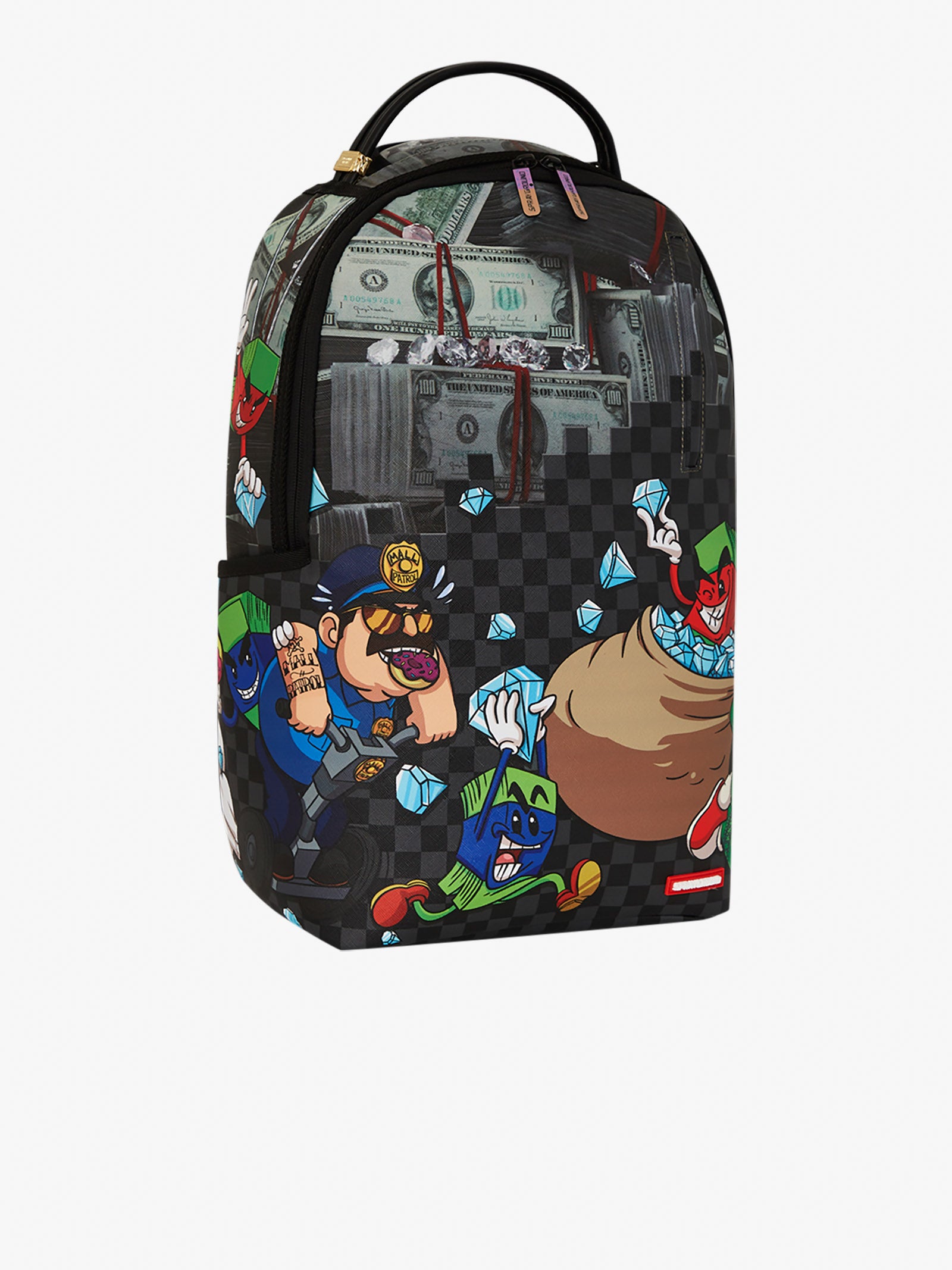 SPRAYGROUND backpack money team diamond heist 910B7534NSZ pvc