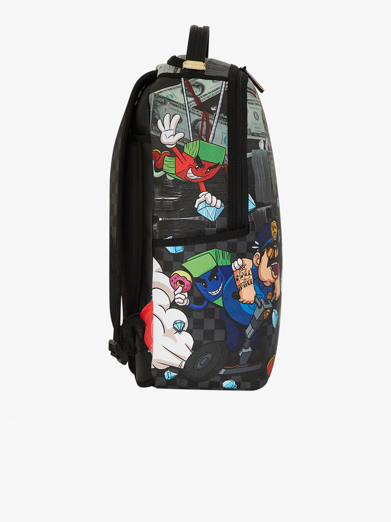 SPRAYGROUND zaino money team diamond heist 910B7534NSZ pvc multicolor
