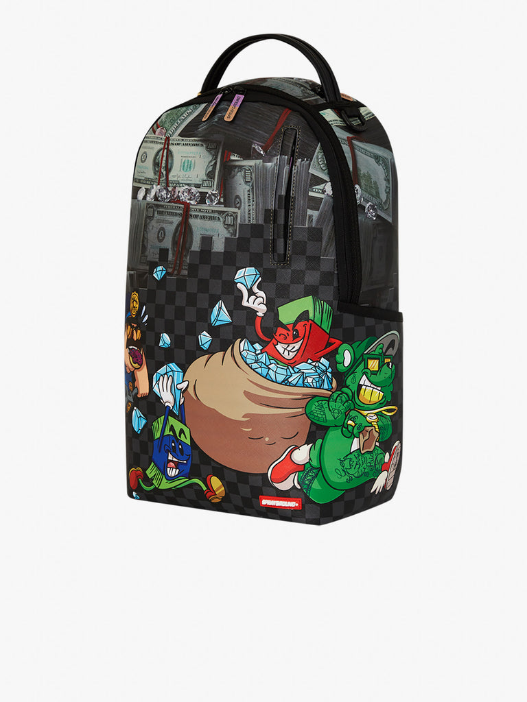 SPRAYGROUND zaino money team diamond heist 910B7534NSZ pvc multicolor