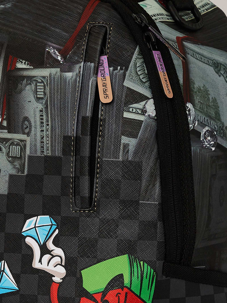 SPRAYGROUND zaino money team diamond heist 910B7534NSZ pvc multicolor