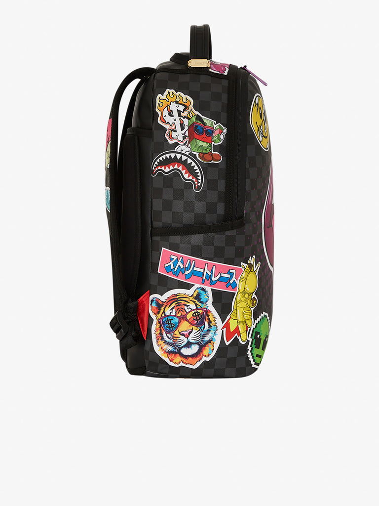 SPRAYGROUND zaino lips smack down dlxsv 910B7581NSZ pvc multicolor
