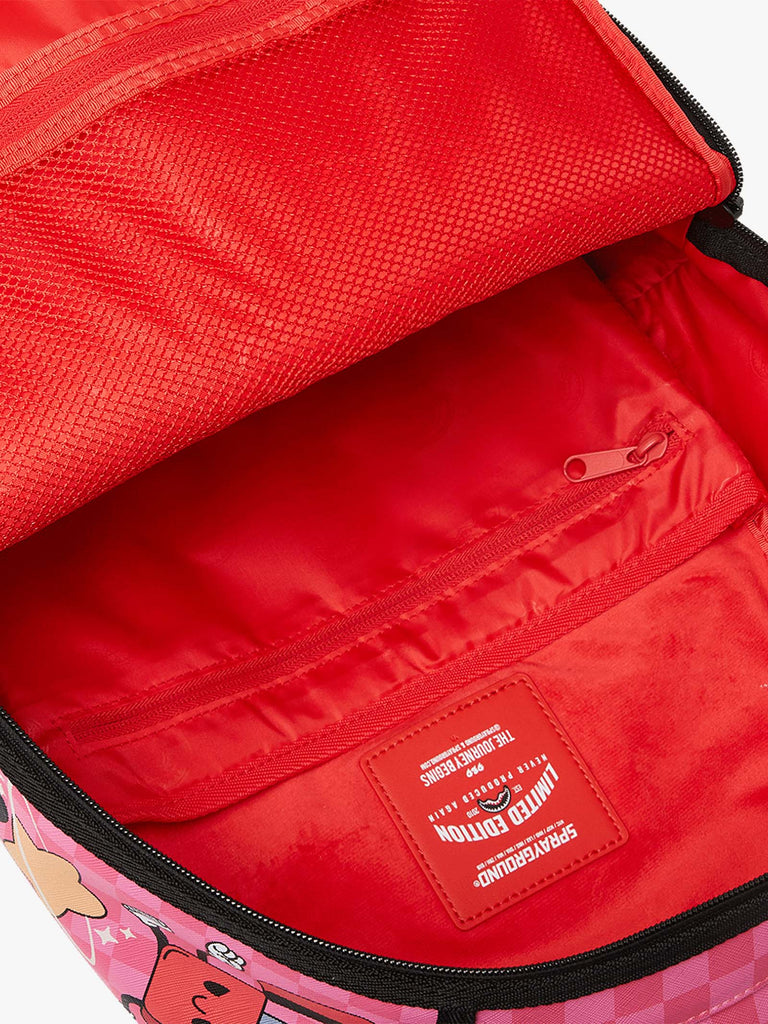 SPRAYGROUND zaino wtf skull drip dlxsv 910B7604NSZ pvc rosa