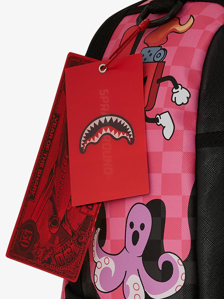 SPRAYGROUND zaino wtf skull drip dlxsv 910B7604NSZ pvc rosa