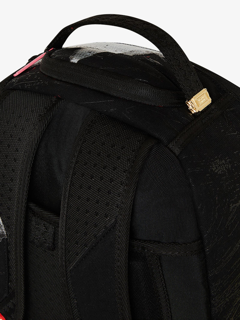 SPRAYGROUND zaino shark central sorbet hand painted dlx-cotton 910B7631NSZ nero