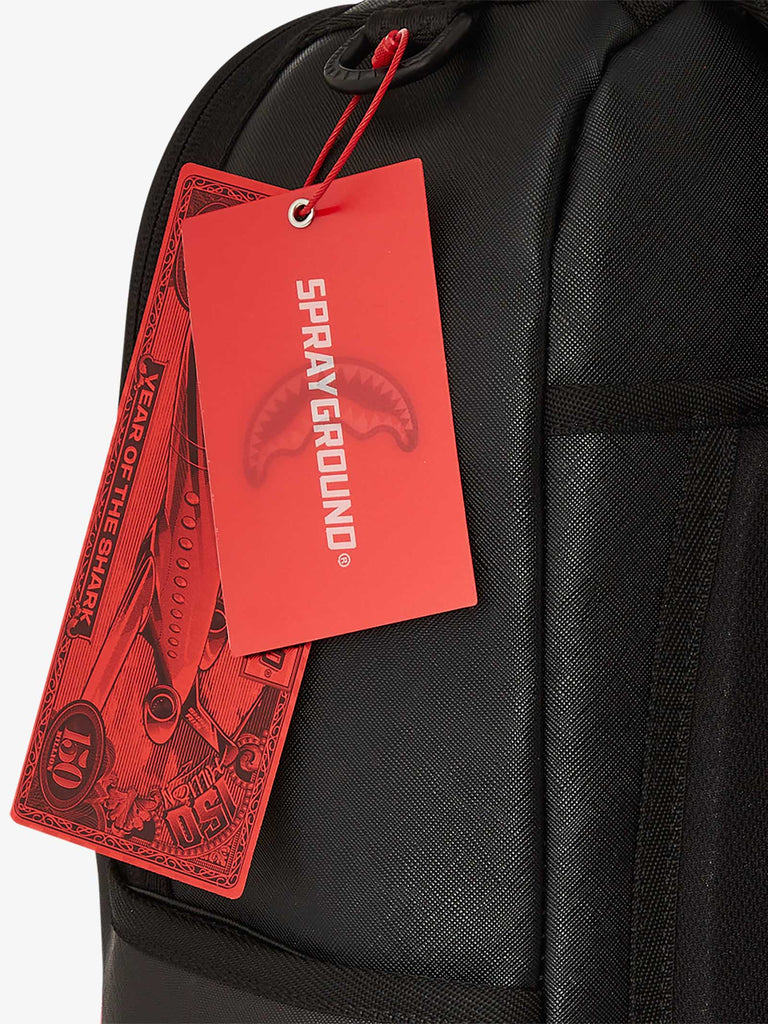 SPRAYGROUND zaino shark central breakup check sorbet grey 910B7635NSZ pvc nero