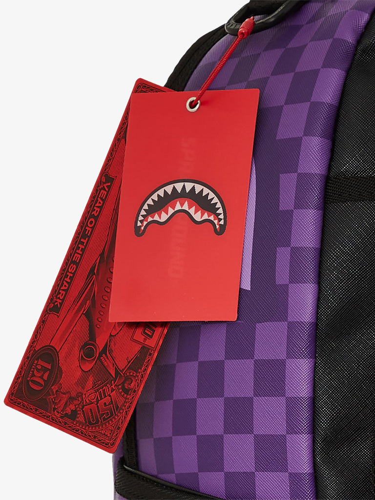 SPRAYGROUND zaino purple shark sharks in paris dlxsv 910B7645NSZ pvc lilla