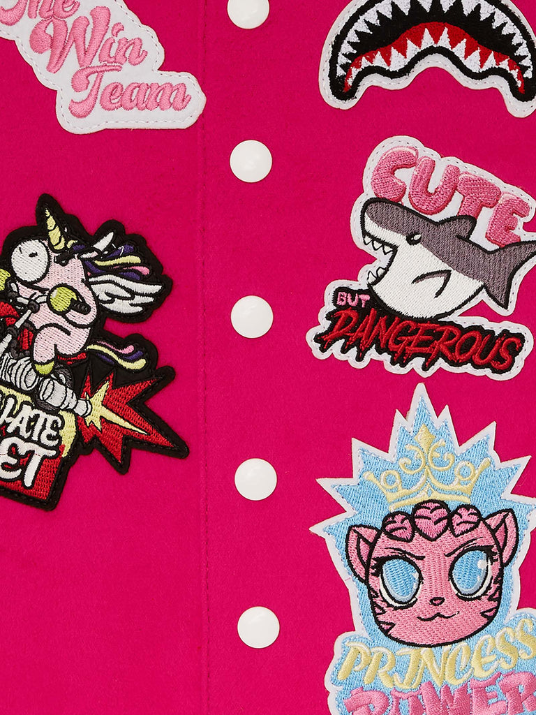 SPRAYGROUND zaino girls varsity dlx 910B7646NSZ fucsia