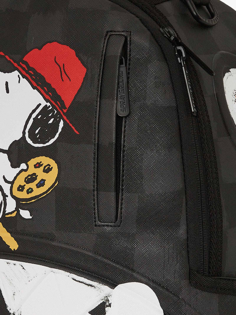 SPRAYGROUND zaino snoopy painting shark dlxsv 910B7686NSZ pvc multicolor