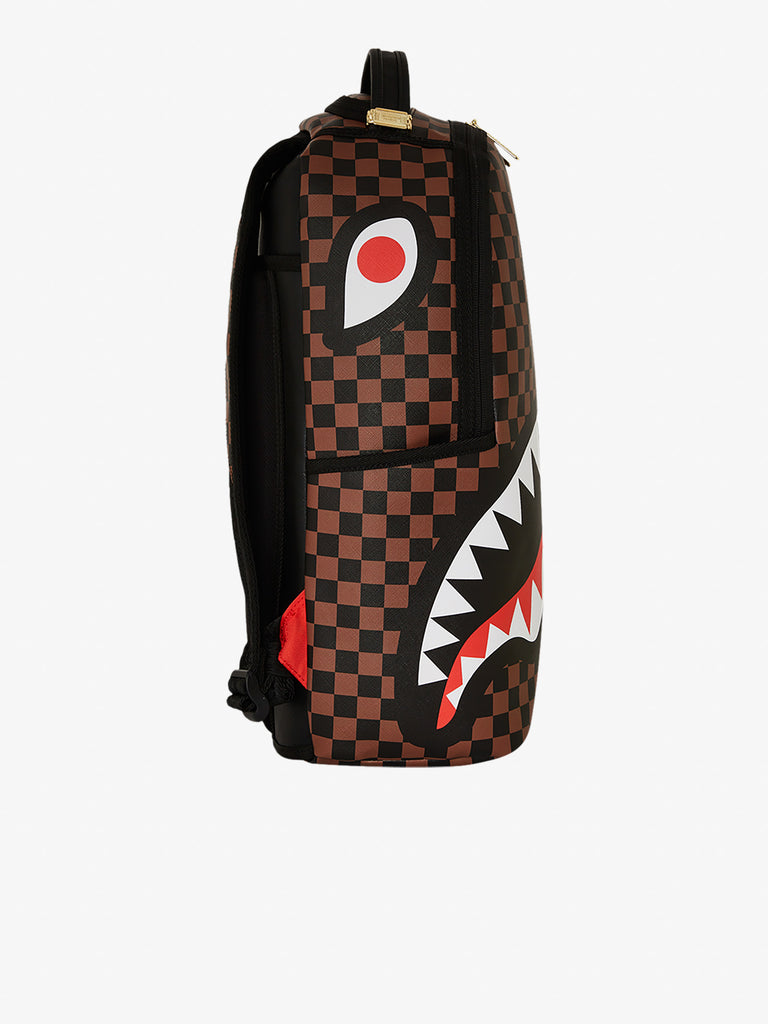 SPRAYGROUND zaino sharks in paris lost & found 910B7687NSZ pvc marrone