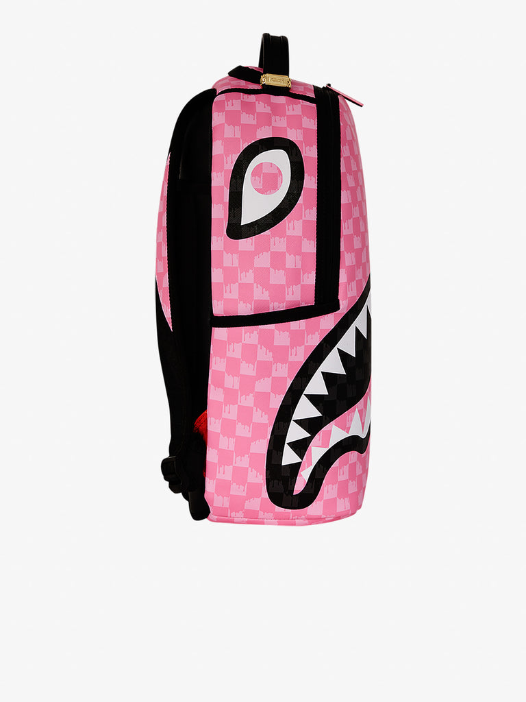 SPRAYGROUND zaino pink and black drip check dlxsv 910B7694NSZ pvc rosa