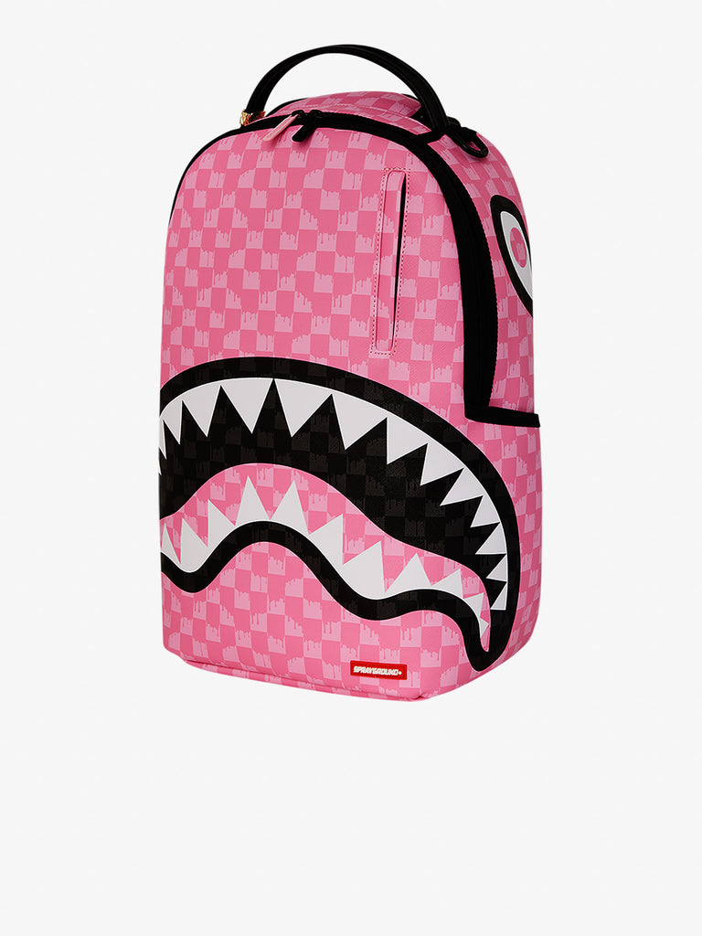 SPRAYGROUND zaino pink and black drip check dlxsv 910B7694NSZ pvc rosa