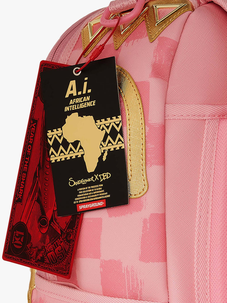SPRAYGROUND zaino ai pink smudge dlxsf 910B7704NSZ pvc rosa