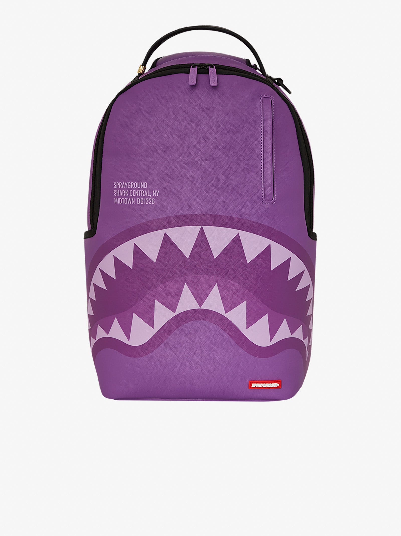 SPRAYGROUND backpack purple shark central dlxvs 910B7740NSZ pvc lilac