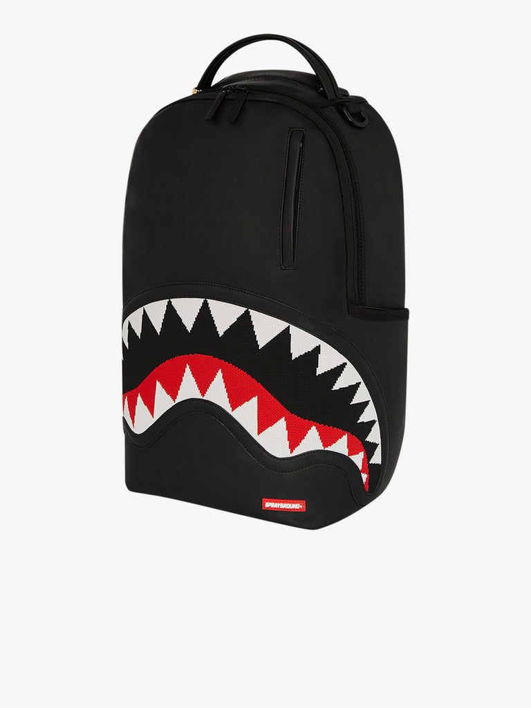 SPRAYGROUND zaino fly knit mouth dlx- satin 910B7754NSZ pvc nero