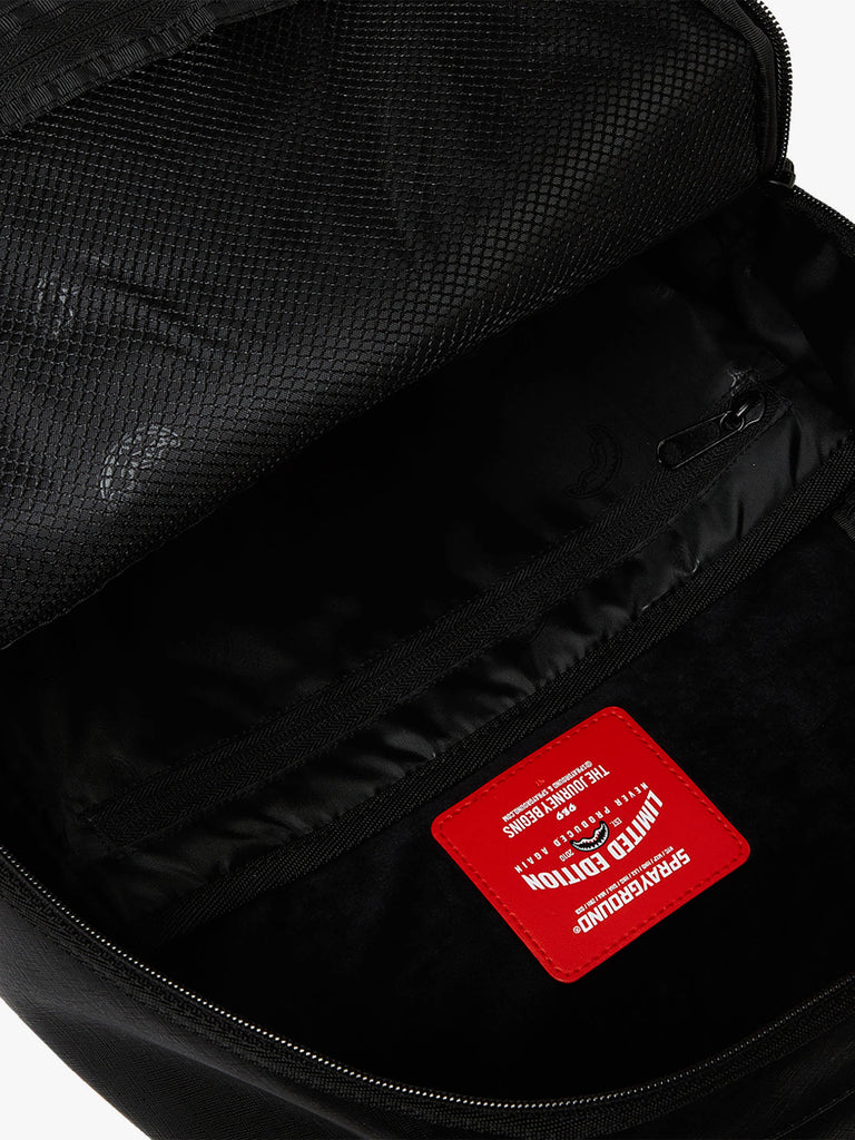 SPRAYGROUND zaino fly knit mouth dlx- satin 910B7754NSZ pvc nero