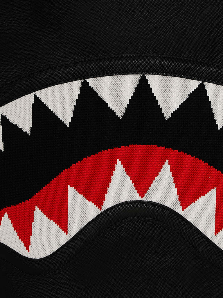 SPRAYGROUND zaino fly knit mouth dlx- satin 910B7754NSZ pvc nero