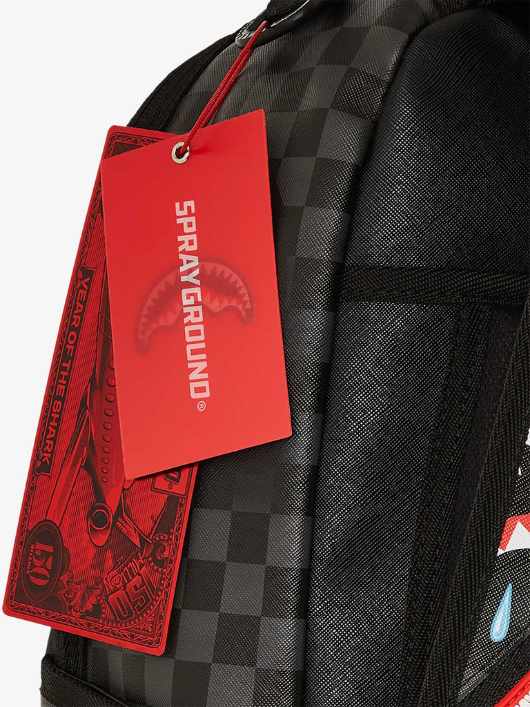 SPRAYGROUND zaino taz shark bite bag 910B7785NSZ pvc multicolor