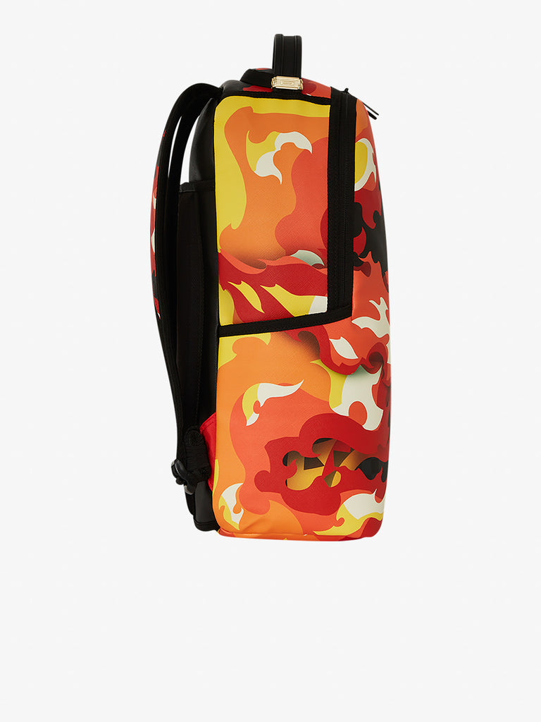 SPRAYGROUND zaino bender fire drama dlxv 910B7795NSZ pvc arancione