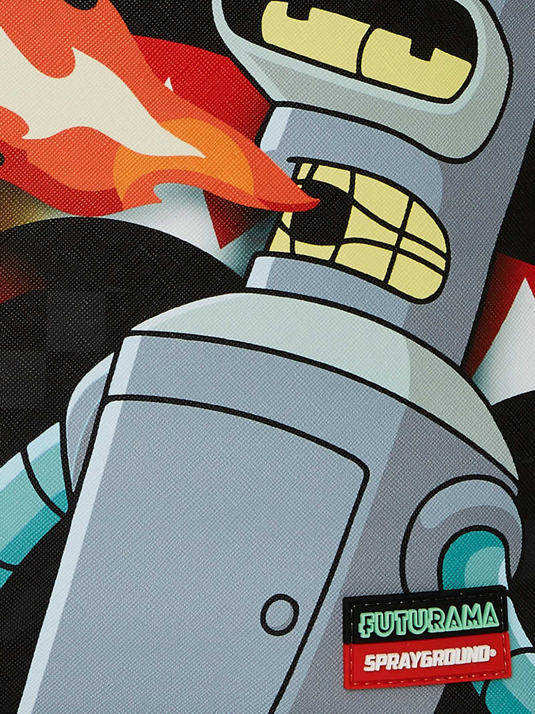 SPRAYGROUND zaino bender fire drama dlxv 910B7795NSZ pvc arancione