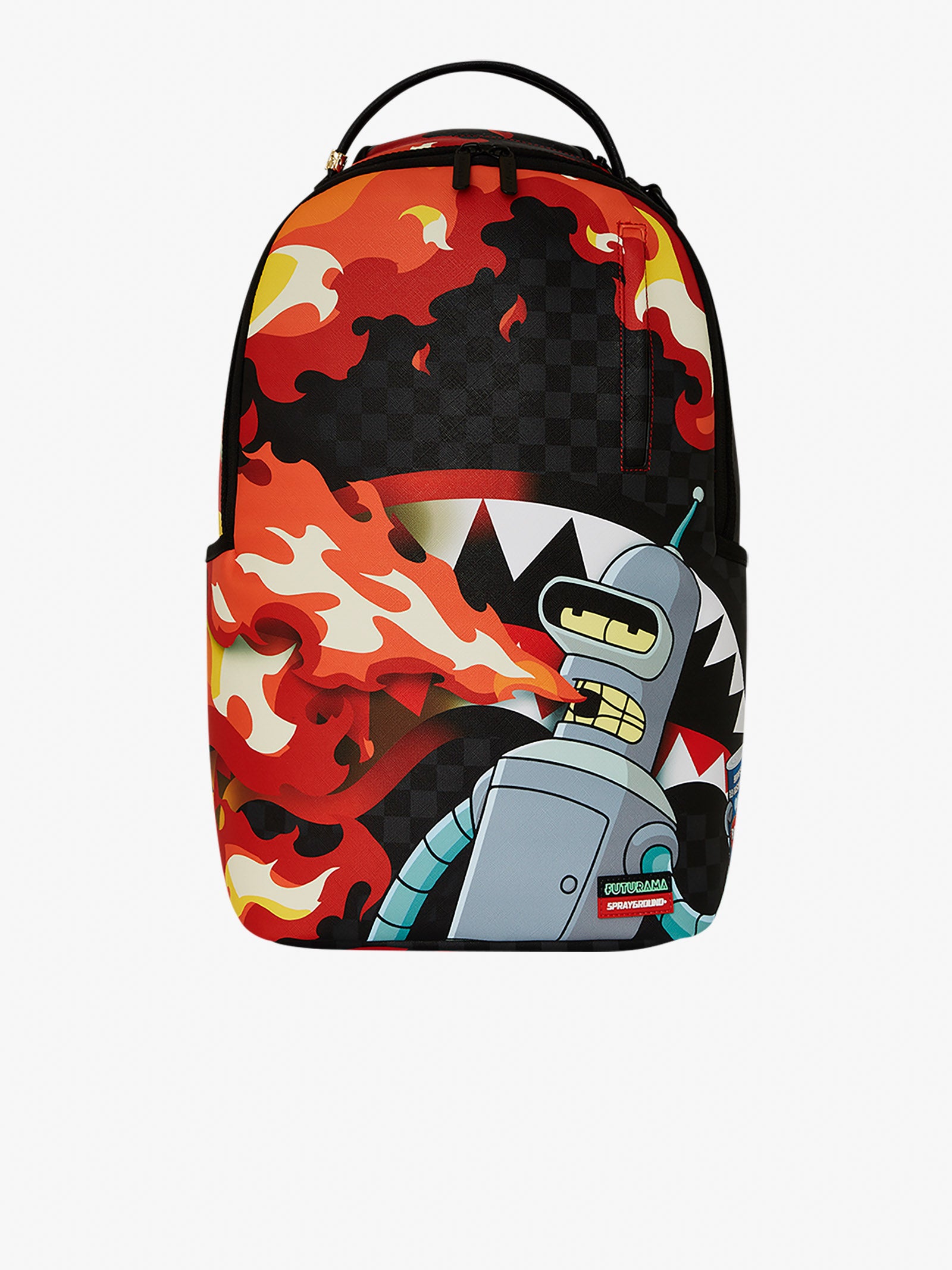 SPRAYGROUND backpack bender fire drama dlxv 910B7795NSZ pvc orange