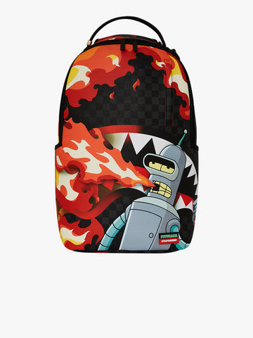 SPRAYGROUND zaino bender fire drama dlxv 910B7795NSZ pvc arancione