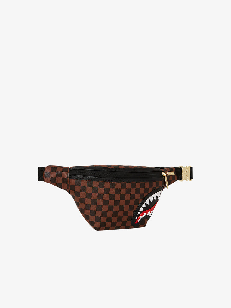 SPRAYGROUND marsupio sawtooth sharks in paris savvy 910B7844NSZ pvc marrone