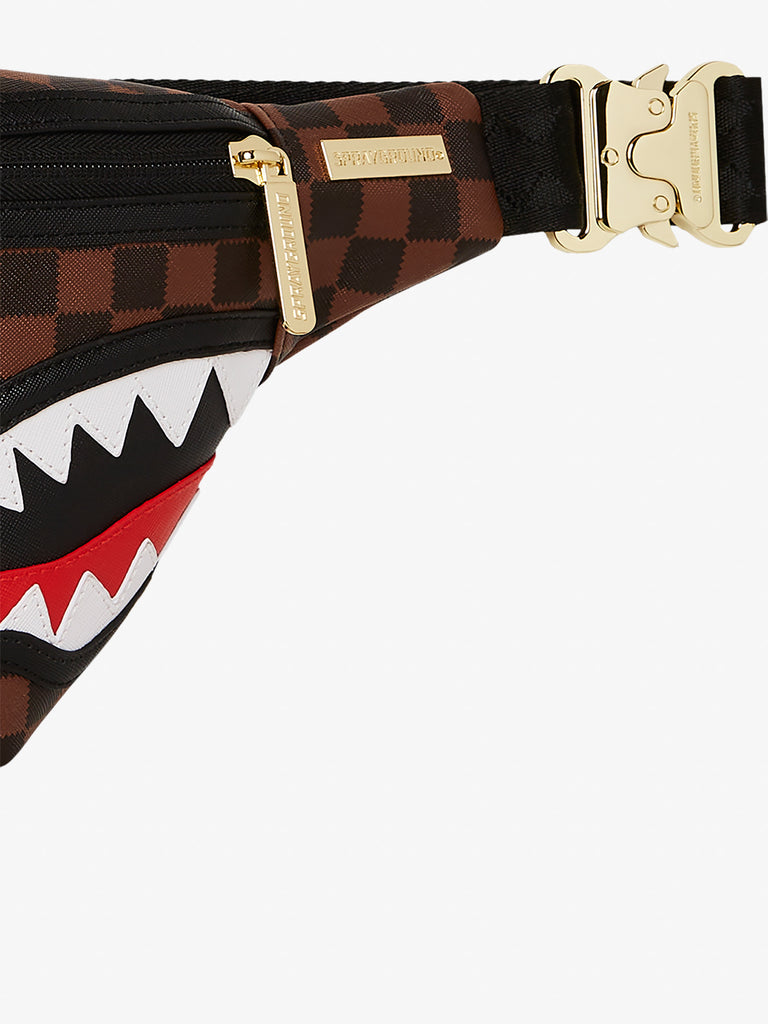 SPRAYGROUND marsupio sawtooth sharks in paris savvy 910B7844NSZ pvc marrone