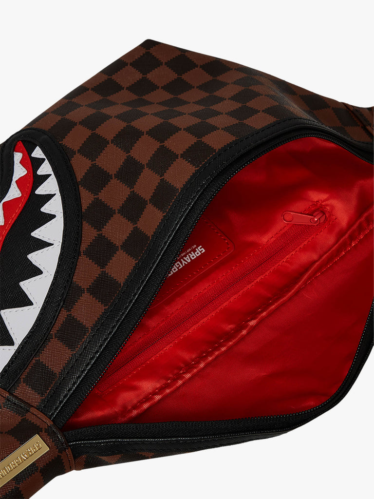 SPRAYGROUND marsupio sawtooth sharks in paris savvy 910B7844NSZ pvc marrone