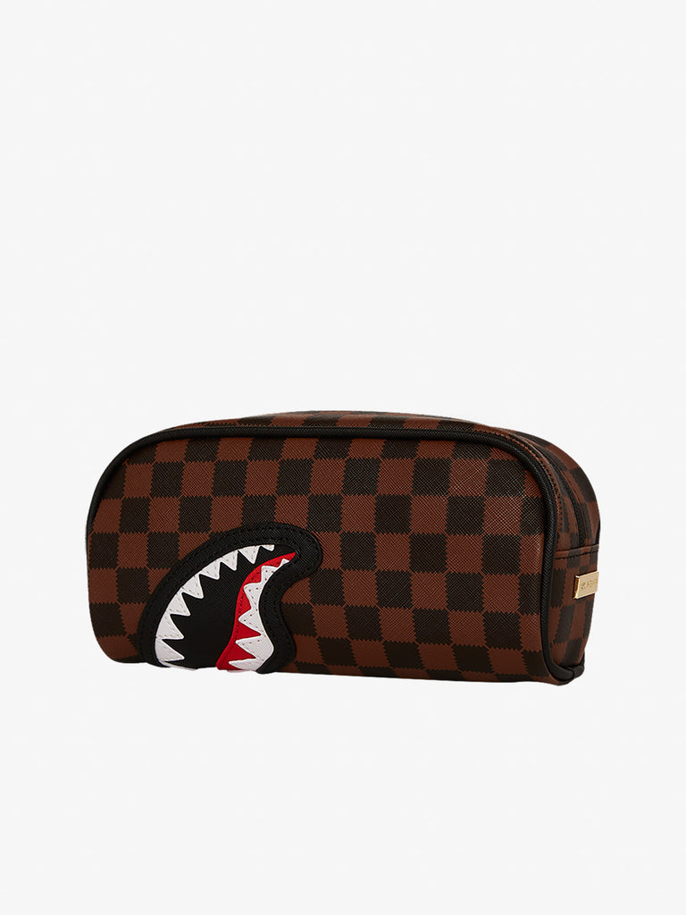 SPRAYGROUND pochette sawtooth sharks in paris 910B7845NSZ pvc marrone