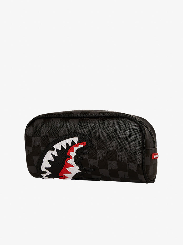 SPRAYGROUND pochette dripping sharks in paris 910B7972NSZ pvc nero